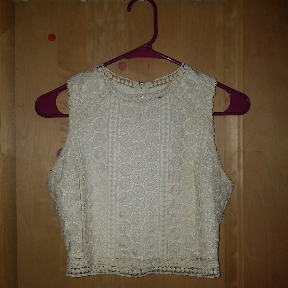 Abercrombie & Fitch Lace Crop Top